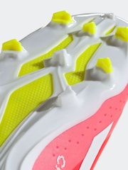 adidas Red/White Football X Crazyfast League Firm Ground Kids Boots - Image 10 of 10