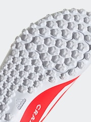 adidas Red/White Football X Crazyfast Club Turf Kids Boots - Image 10 of 10