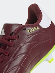 adidas Red/White Football Copa Pure II Club Flexible Ground Kids Boots - Image 10 of 10