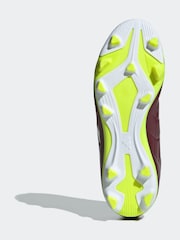 adidas Red/White Football Copa Pure II Club Flexible Ground Kids Boots - Image 7 of 10