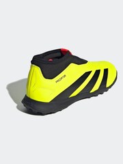 adidas Yellow Football Predator 24 League Laceless Turf Kids Boots - Image 2 of 20
