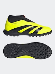 adidas Yellow Football Predator 24 League Laceless Turf Kids Boots - Image 7 of 20