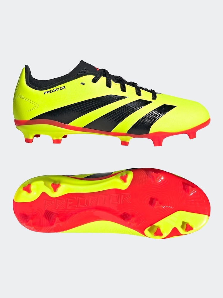 adidas Yellow Predator League Firm Ground Football Boots