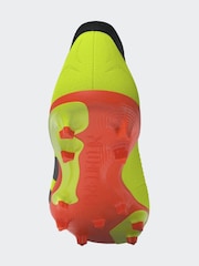 adidas Yellow Football Predator 24 League Laceless Firm Ground Kids Boots - Image 14 of 20
