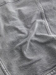 Grey Cropped Denim Jacket - Image 7 of 7