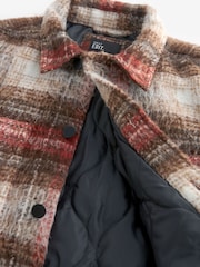 Red EDIT Brushed Shacket - Image 10 of 11
