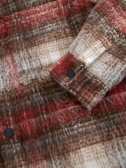 Red EDIT Brushed Shacket - Image 11 of 11