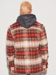 Red EDIT Brushed Shacket - Image 4 of 11