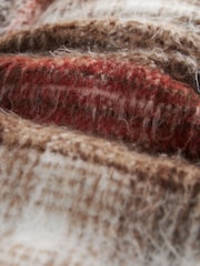 Red EDIT Brushed Shacket - Image 9 of 11