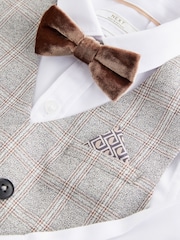 Grey Check Waistcoat Set (3mths-7yrs) - Image 4 of 5