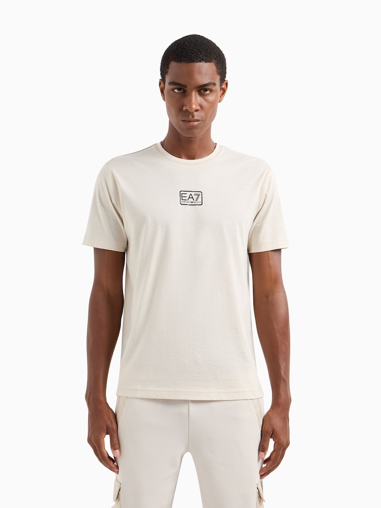 Emporio Armani EA7 Relaxed Fit Box Logo T-Shirt - Image 1 of 7