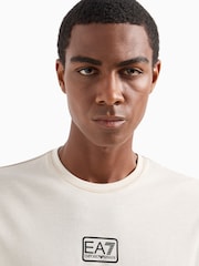Emporio Armani EA7 Relaxed Fit Box Logo T-Shirt - Image 4 of 7