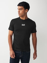 Emporio Armani EA7 Relaxed Fit Box Logo T-Shirt - Image 1 of 4