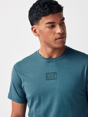 Emporio Armani EA7 Relaxed Fit Box Logo T-Shirt - Image 3 of 3