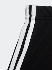 Schwarz/Weiß - adidas Sportswear Essentials Lineage T-Shirt und Shorts aus Bio-Baumwolle im Set - Bild 6 von 6