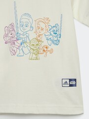 adidas White/Blue Sportswear Adidas X Star Wars Young Jedi T-Shirt Set - Image 5 of 6