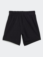 adidas Red/Black Sportswear Essentials Organic Cotton T-Shirt And Shorts Set - Image 3 of 6