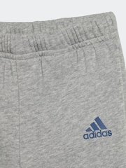 adidas Green/Grey Kids Essentials Colorblock Jogger Set - Image 6 of 6