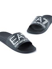 Emporio Armani EA7 Logo Sliders - Image 4 of 6