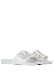 Emporio Armani EA7 Womens Logo Sliders - Image 3 of 7