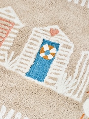 Natural Beach Huts Bath Mat - Image 3 of 4