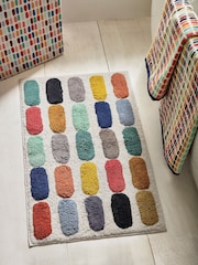 Multi Sketch 100% Cotton Bath Mat - Image 1 of 5