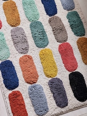 Multi Sketch 100% Cotton Bath Mat - Image 2 of 5