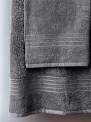 Charcoal Grey 4 Piece 100% Cotton Towel Bale - Image 3 of 3