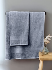 Blue 4 Piece 100% Cotton Towel Bale - Image 2 of 3