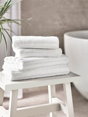 White Sparkle Rib Towel - Image 1 of 4