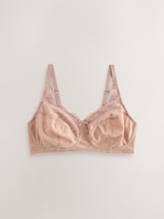 Black/White/Praline Nude Total Support Full Cup Non-Wired Lace Ultimate Comfort Bras 3 Pack - Image 12 of 14