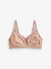 Black/White/Praline Nude Total Support Full Cup Lace Ultimate Comfort Bras B-H 3 Pack - Image 7 of 9