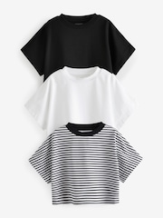 Einfarbig - Boxy T-Shirts 3 Pack (3-16yrs) - Image 1 of 6