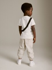 Ecru Short Sleeve Applique Character T-Shirt (3mths-7yrs) - Image 3 of 7