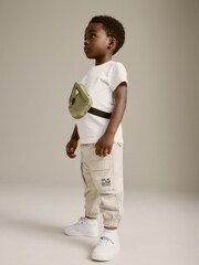 Ecru Short Sleeve Applique Character T-Shirt (3mths-7yrs) - Image 4 of 7