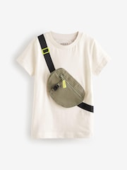 Ecru Short Sleeve Applique Character T-Shirt (3mths-7yrs) - Image 5 of 7
