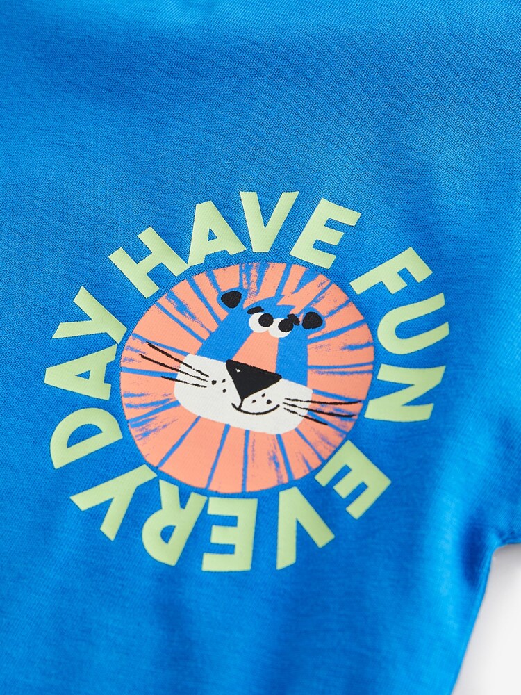 Cobalt Blue Back Print Short Sleeve T-Shirt (3mths-7yrs) - Image 6 of 6 Cobalt Blue Back Print Short Sleeve T-Shirt (3mths-7yrs) - Image 6 of 6