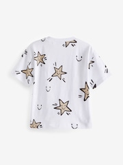 White Star All-Over Print 100% Cotton Short Sleeve T-Shirt (3mths-7yrs) - Image 5 of 6