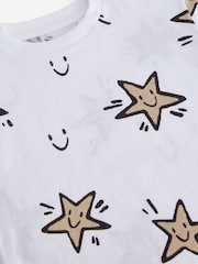 White Star All-Over Print 100% Cotton Short Sleeve T-Shirt (3mths-7yrs) - Image 6 of 6