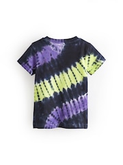 Purple Tie Dye Short Sleeve T-Shirt (3mths-7yrs) - Image 2 of 3