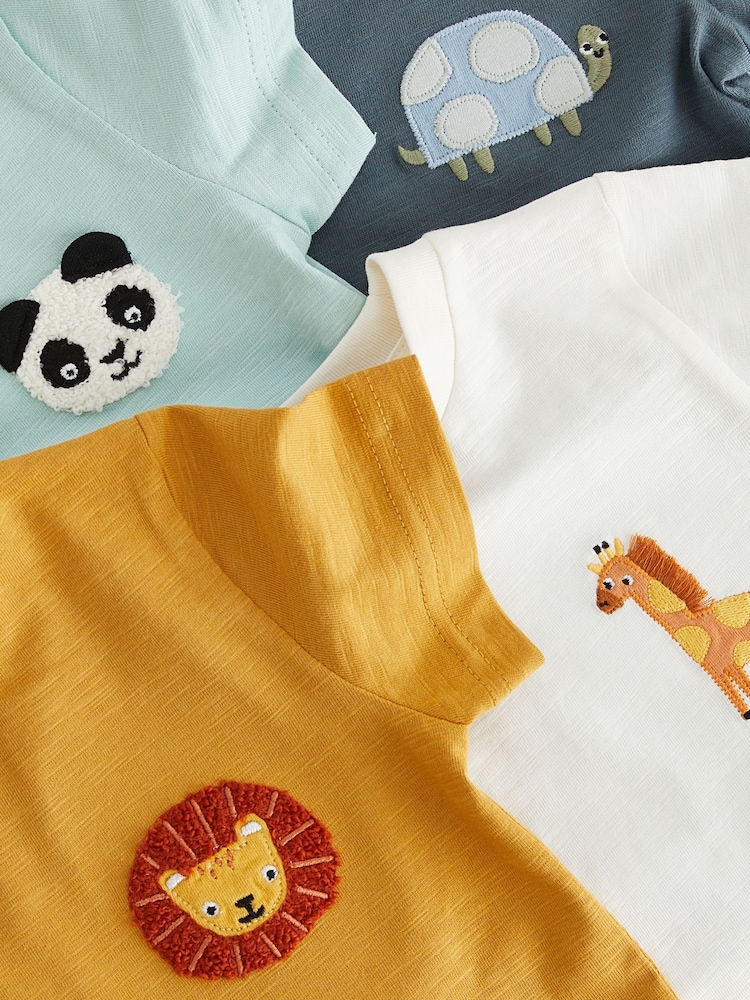 Več - kratek rokav; s kratkimi rokavi majica 4 Pack (3mths-7yrs) - Slika 7 iz 7 Več - kratek rokav; s kratkimi rokavi majica 4 Pack (3mths-7yrs) - Slika 7 iz 7