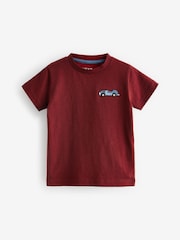 Rote/Blaue Autos - Kurzarm-T-Shirts mit Figuren aus 100 % Baumwolle im 3er-Pack (3M.–7J.) - Bild 2 von 4