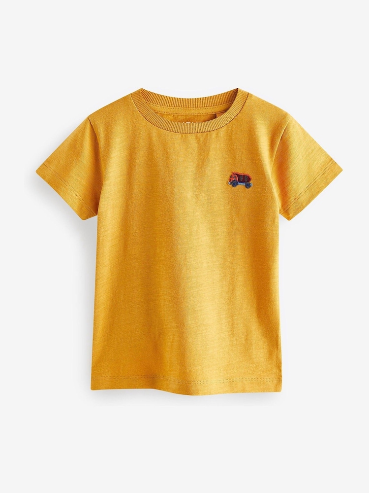 Rouge/vert - T-shirt Manches courtes 5 Pack (3mois-7ans) - Image 4 of 8