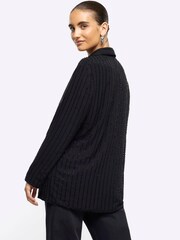 River Island Black Beaded Shirt - Image 2 of 4
