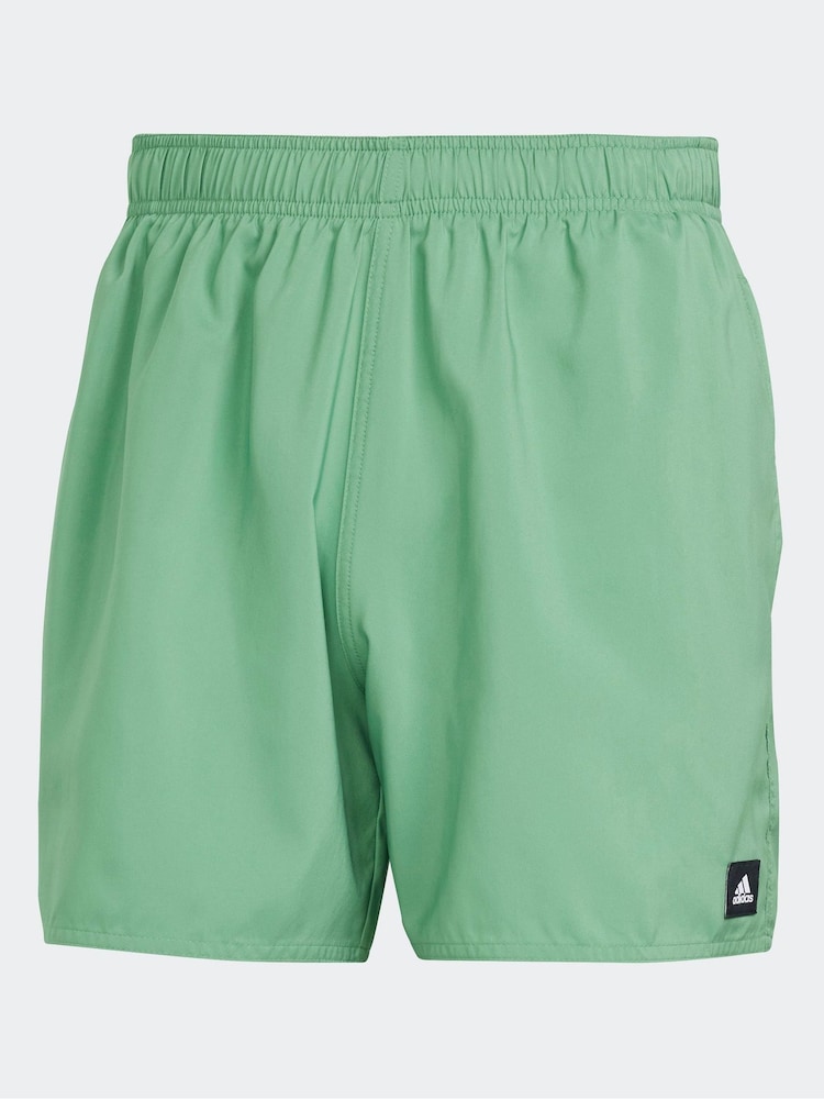 Grön - Adidas Solid CLX klassiska simshorts - Bild 7 av 7
