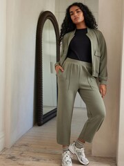 Khaki Green Bomber Jacket - Image 2 of 8