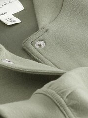 Khaki Green Bomber Jacket - Image 8 of 8