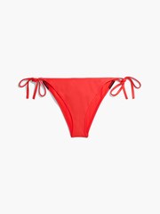 Calvin Klein Red String Side Tie Bikini Bottoms - Image 1 of 1