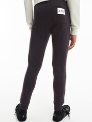 Calvin Klein Black Boys 100% Cotton Institutional Logo Sweatpants - Image 2 of 5