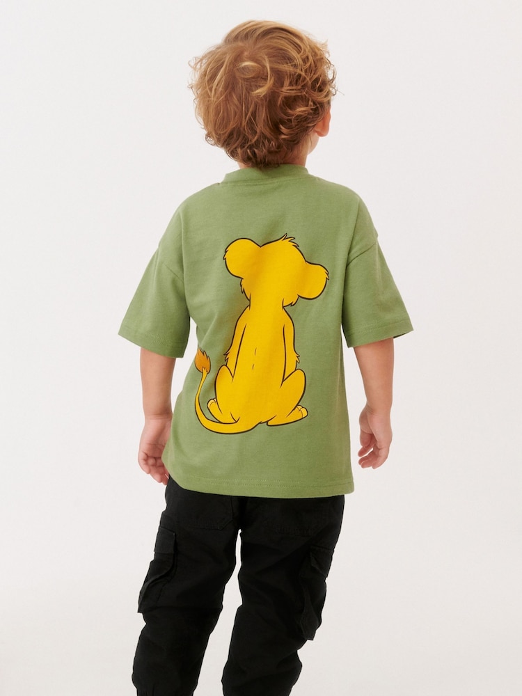 Green Simba Lion King Short Sleeve T-Shirt (6mths-8yrs) - Image 2 of 6